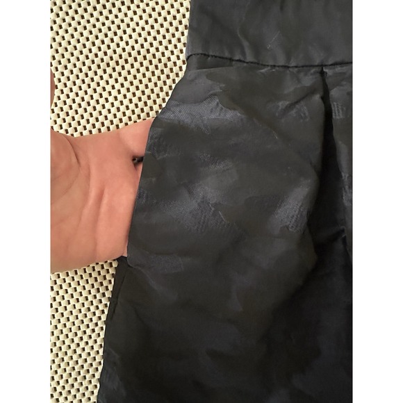 NWT Banana Republic Skirt Women Size 10 Navy Blue Camo Pleated Asymmetrical NEW - Picture 11 of 14